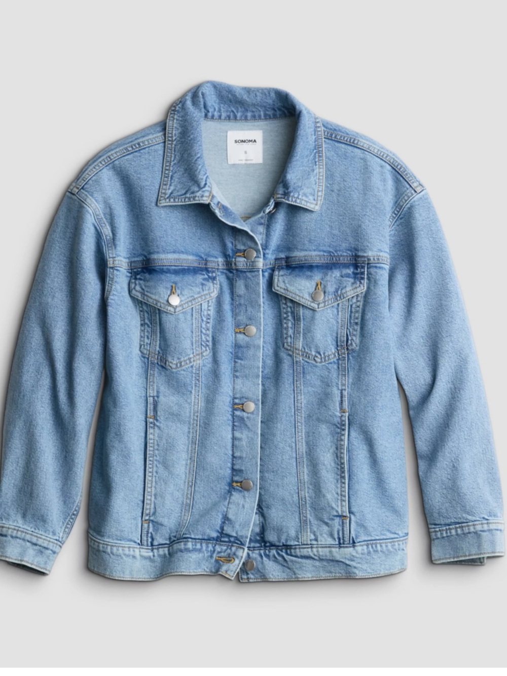 SONOMA - Gently Used
Light Wash Denim Jean Jacket - Size S